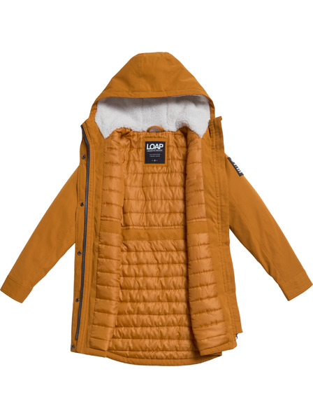 Loap Ženski kaput LOAP NABRA Žuta