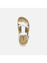 Geox Bijele djevojčje sandale Geox Sandal Costarei Gi