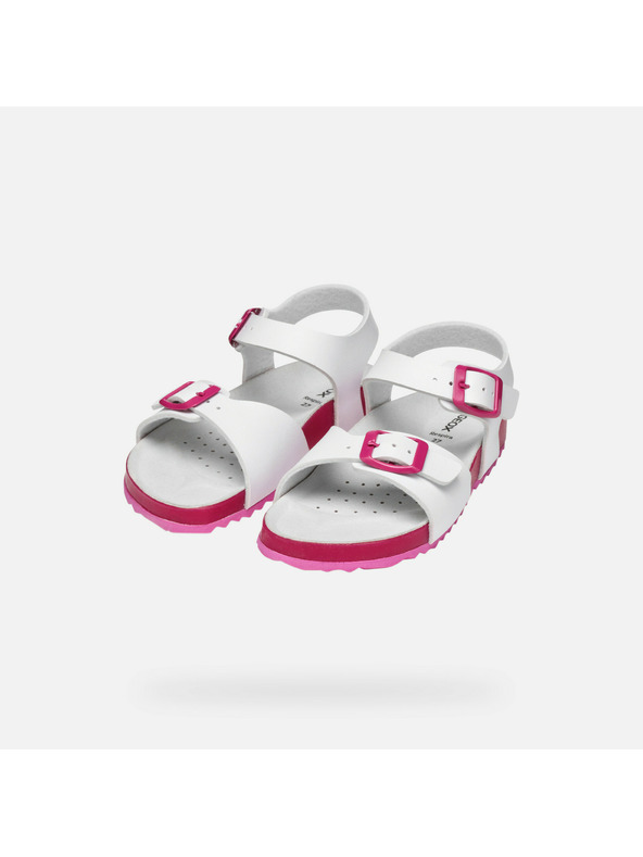 Geox Bijele djevojačke sandale Geox Adriel