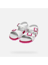 Geox Bijele djevojačke sandale Geox Adriel