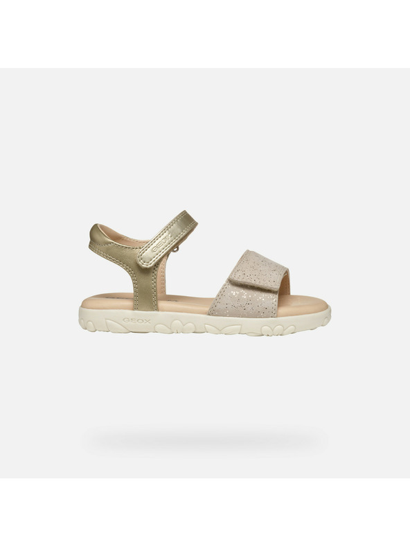 Geox Zlatne djevojčje sandale Geox Sandal Haiti
