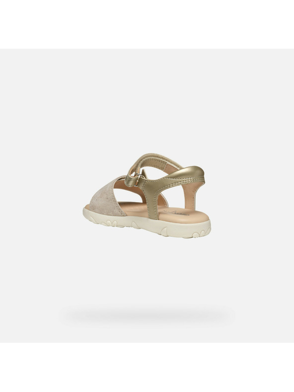 Geox Zlatne djevojčje sandale Geox Sandal Haiti