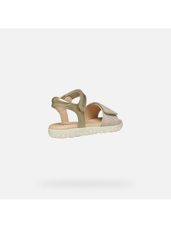 Geox Zlatne djevojčje sandale Geox Sandal Haiti