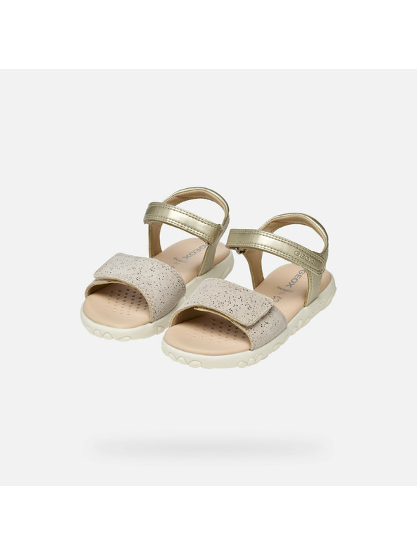 Geox Zlatne djevojčje sandale Geox Sandal Haiti
