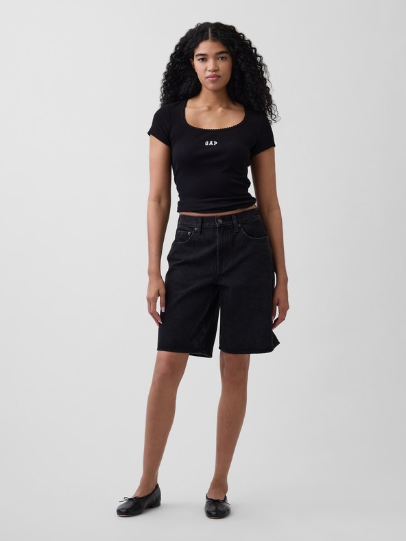 GAP Rebrasta majica s logom GAP