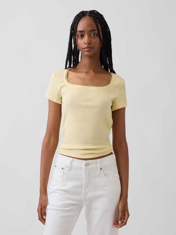 GAP Rebrasta majica s logom GAP
