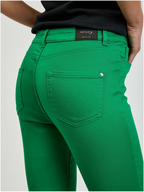 Orsay Zelene ženske uske hlače ORSAY