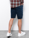 Ombre Clothing Tamnoplave muške traper kratke hlače Ombre odjeća W362