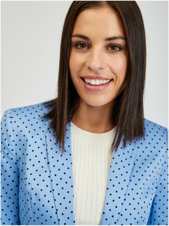 Orsay Plavi ženski sako na točkice ORSAY