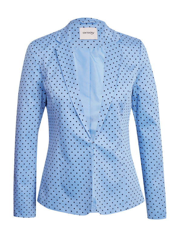 Orsay Plavi ženski sako na točkice ORSAY