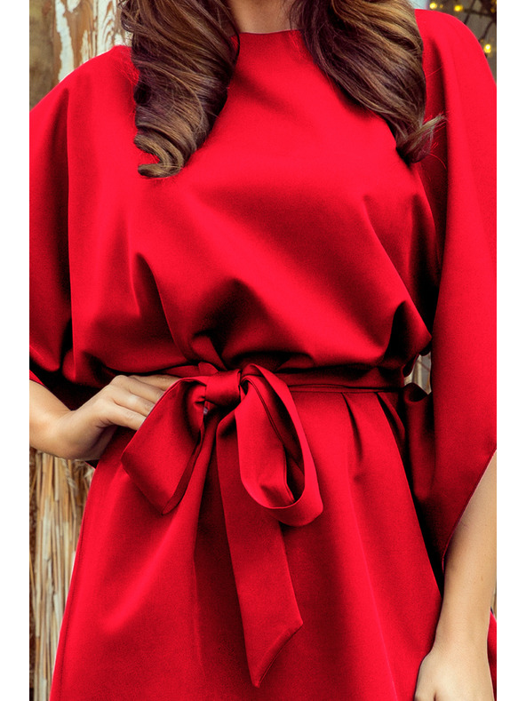 numoco SOFIA Leptir haljine - crvene