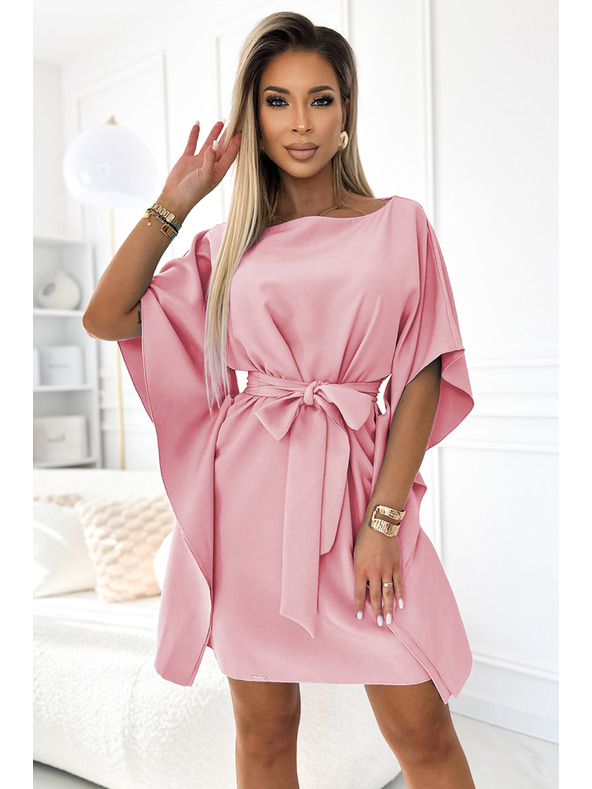 numoco SOFIA leptir haljine - prljavo ružičasta