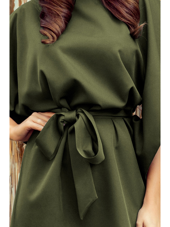 numoco SOFIA Leptir haljina - KHAKI