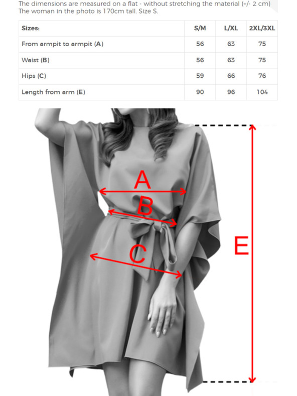 numoco SOFIA Leptir haljine s vezivanjem u struku - plava