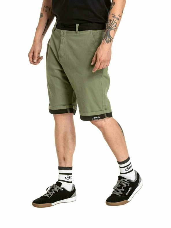 Meatfly Meatfly muške kratke hlače Barry 2.0 Olive / Black Ripstop