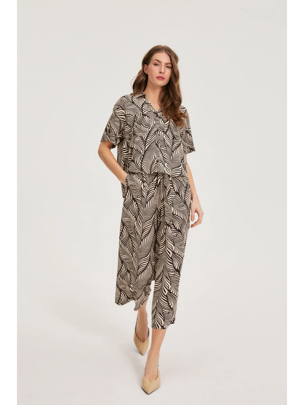 Moodo Culotte hlače od viskoza Moodo