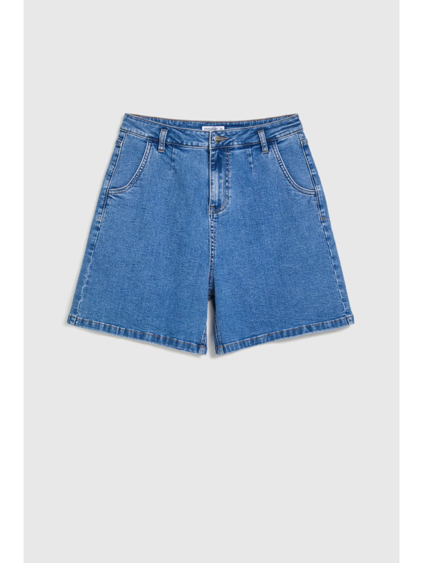 Moodo Džinska kratka hlača plava Moodo