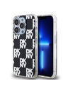 DKNY PC/TPU stražnja maska ​​s kariranim uzorkom za iPhone 15 Pro crna DKNY