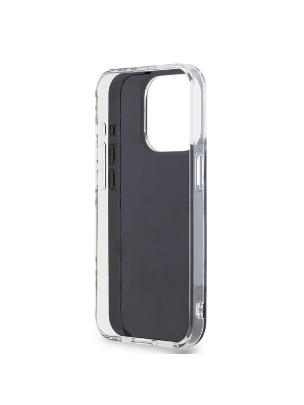 DKNY PC/TPU stražnja maska ​​s kariranim uzorkom za iPhone 15 Pro crna DKNY