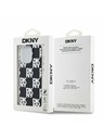 DKNY PC/TPU stražnja maska ​​s kariranim uzorkom za iPhone 15 Pro crna DKNY