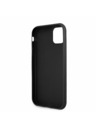 Guess Stražnja maska ​​Guess PU 4G s metalnim logotipom za iPhone 11 siva