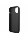 Guess PU 4G Metal Logo Zadní Kryt pro iPhone 13 Grey Etui za telefon