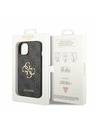 Guess PU 4G Metal Logo Zadní Kryt pro iPhone 14 Grey Etui za telefon