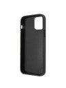 Guess PU 4G Metal Logo Zadní Kryt pro iPhone 12/12 Pro Grey Etui za telefon