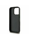 Guess Stražnja maska ​​Guess PU 4G s metalnim logotipom za iPhone 16 Pro siva