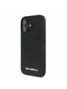 Karl Lagerfeld Karl Lagerfeld PU Prošiveni uzorak Stražnji poklopac za iPhone 16 Black