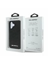 Karl Lagerfeld Karl Lagerfeld PU Prošiveni uzorak Stražnji poklopac za iPhone 16 Black