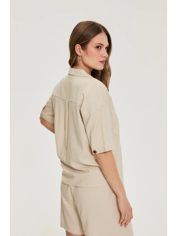 Moodo Majica s kratkim rukavima bež Moodo