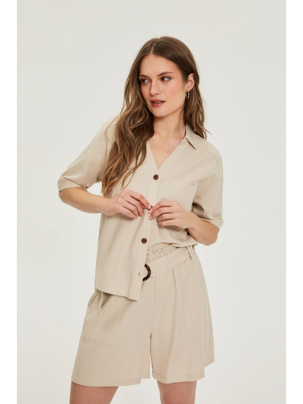 Moodo Majica s kratkim rukavima bež Moodo