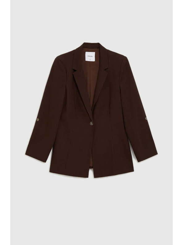 Moodo Sako s primjesom lana smeđe Moodo