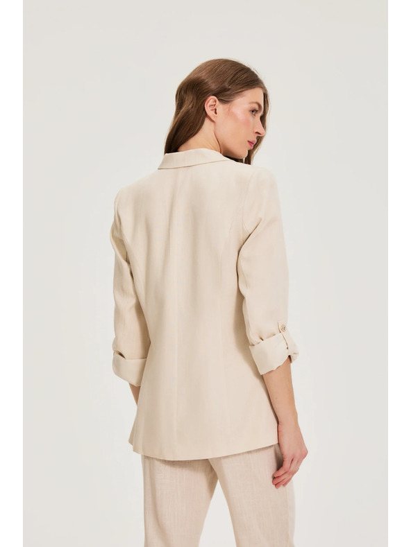 Moodo Sako s primjesom lana bež Moodo