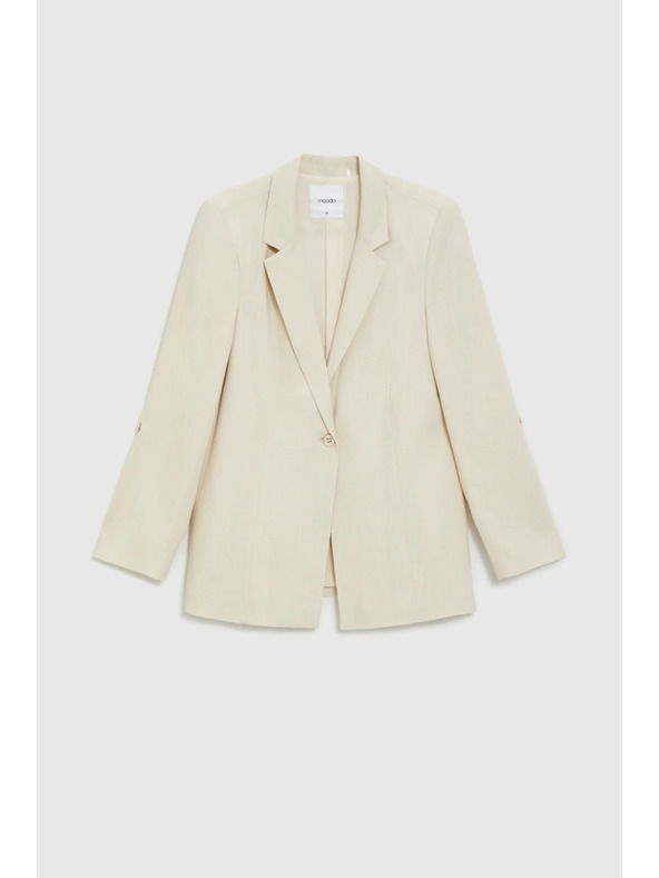 Moodo Sako s primjesom lana bež Moodo