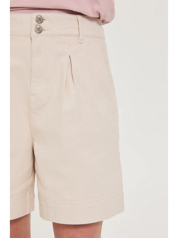 Moodo Glatke kratke hlače bež Moodo