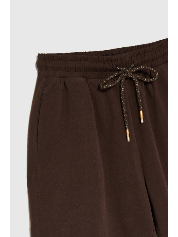 Moodo Pamučne kratke hlače smeđe Moodo