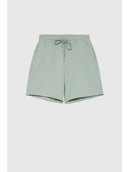 Moodo Pamučne kratke hlače maslinaste boje Moodo