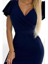 numoco Haljina s torba izrezom - tamnoplava Numoco NINA