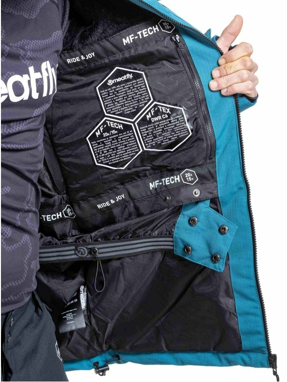 Meatfly Meatfly muška SNB & SKI jakna Helios Deep Ocean