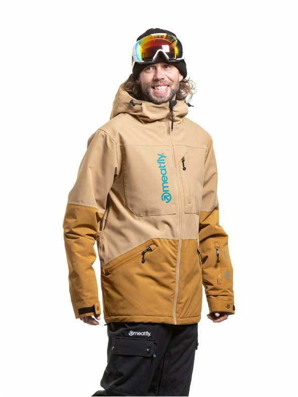 Meatfly Meatfly muška SNB & SKI jakna Helios Tan / Wood