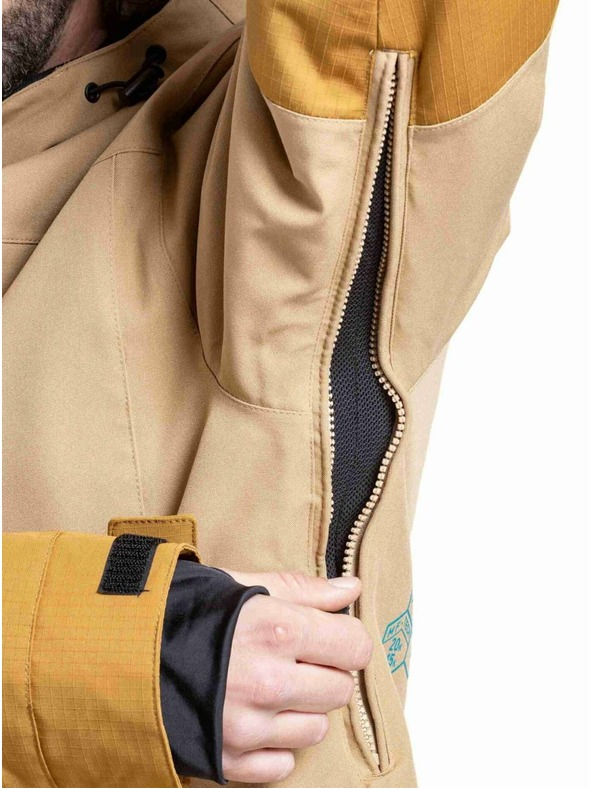 Meatfly Meatfly muška SNB & SKI jakna Helios Tan / Wood