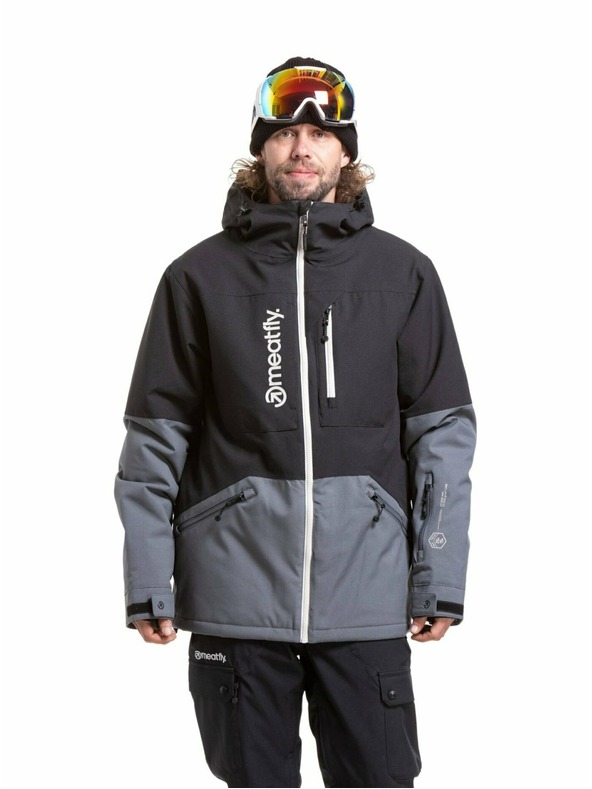 Meatfly Meatfly muška SNB & SKI jakna Helios Dark Grey / Black