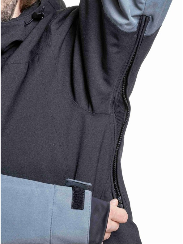 Meatfly Meatfly muška SNB & SKI jakna Helios Dark Grey / Black