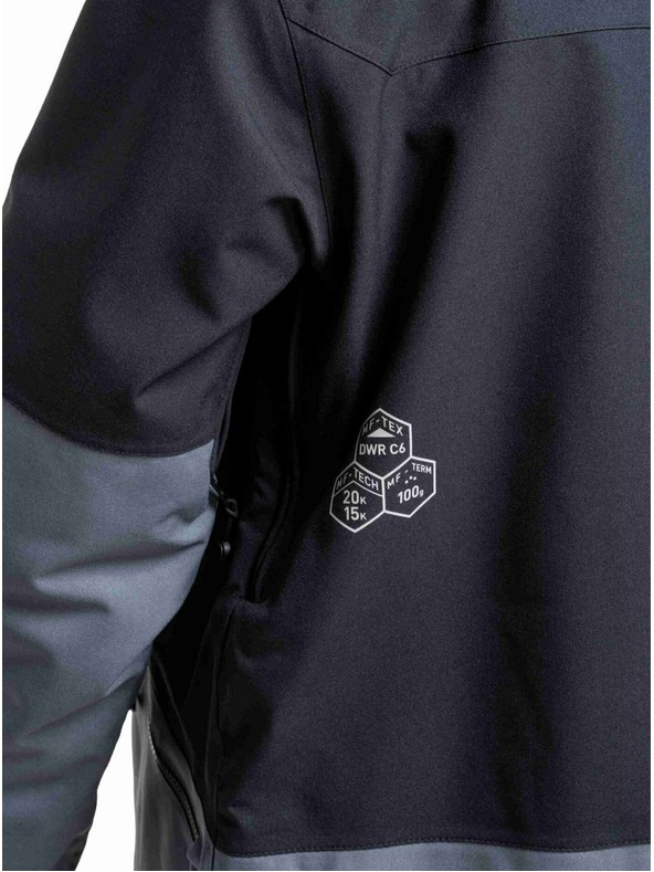 Meatfly Meatfly muška SNB & SKI jakna Helios Dark Grey / Black