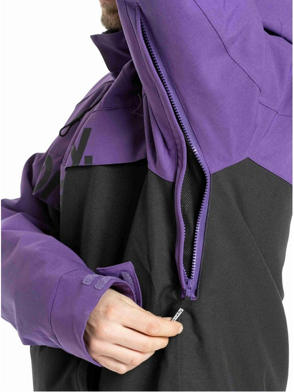 Meatfly Meatfly muška SNB & SKI jakna Slinger Petunia / Black