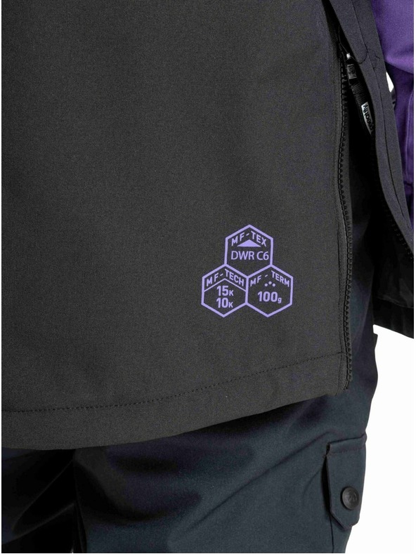 Meatfly Meatfly muška SNB & SKI jakna Slinger Petunia / Black