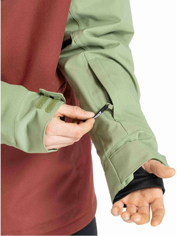 Meatfly Meatfly muška SNB & SKI jakna Slinger Oil Green / Merlot