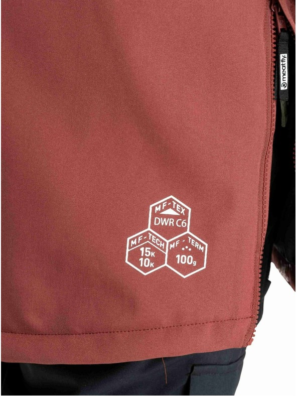 Meatfly Meatfly muška SNB & SKI jakna Slinger Oil Green / Merlot